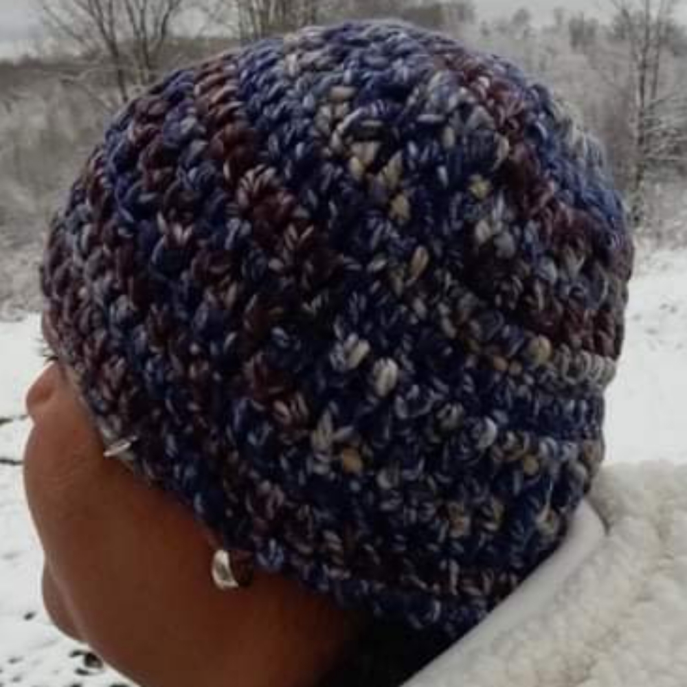 Handmade Crochet Chunky Beanie Winter Hat